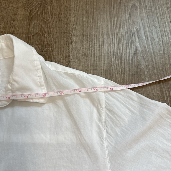 Frank And Eileen 100% Organic Cotton Rory White Maxi Shirt Dress Size XS - Picture 9 of 13